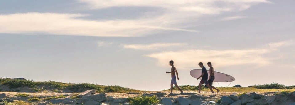 Surfer in Kalifornien