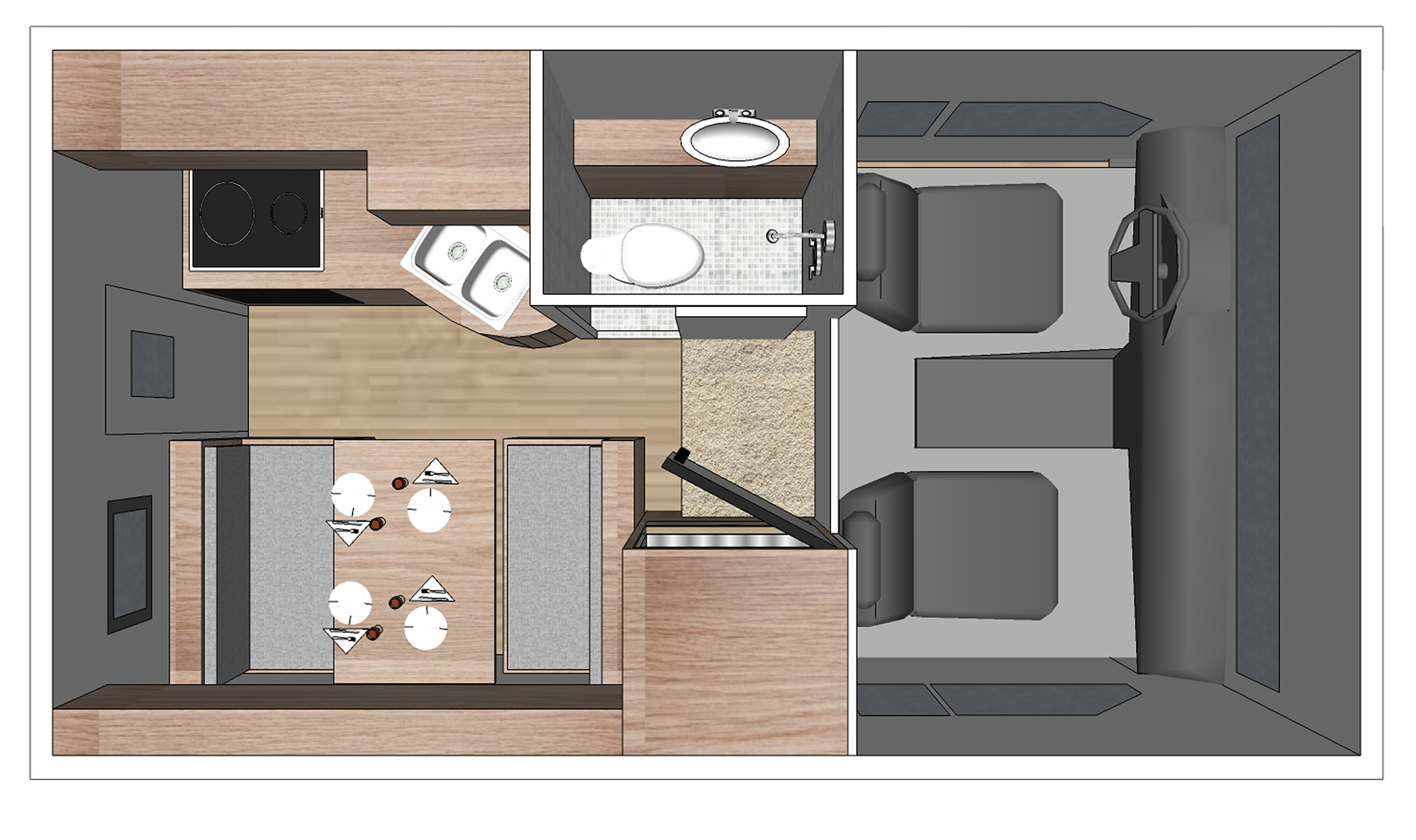 Floorplan bei Tag des Truck Camper TC