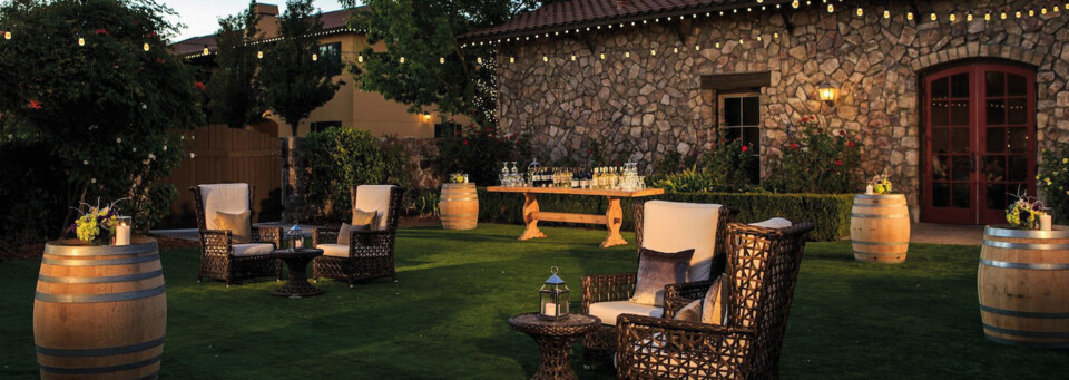 Garten des The Lodge at Sonoma Renaissance Resort & Spa