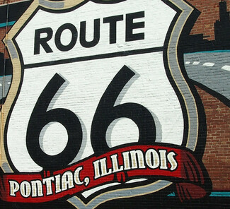 Route 66 Wandbild Route 66 Wandbild