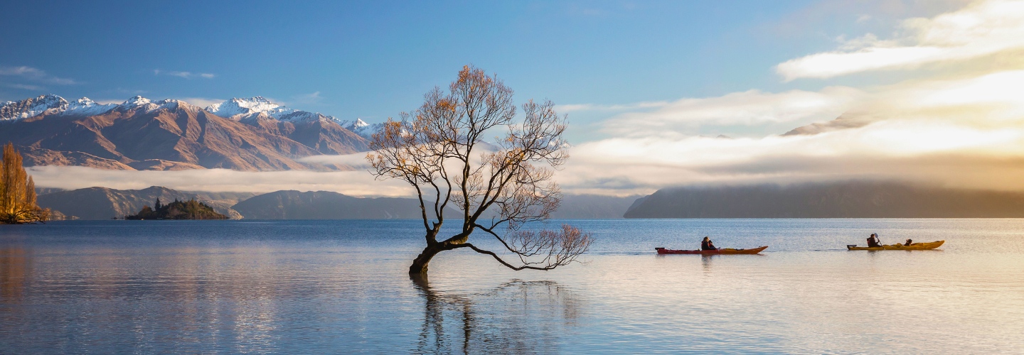 Lake Wanaka Binnensee in Neuseeland