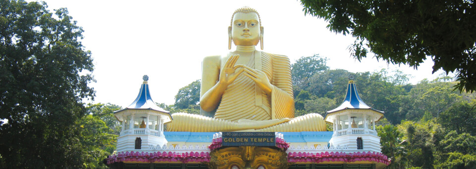 Dambulla Goldener Tempel in Sri Lanka