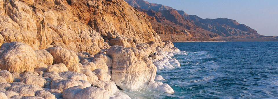 Salzformationen im Toten Meer