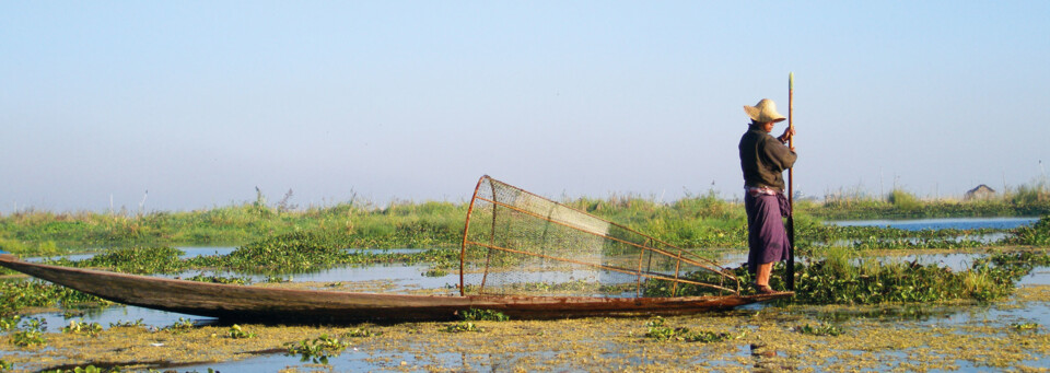 Inle See - Ein-Bein-Ruderer