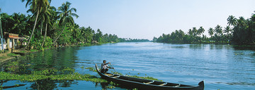 Kerala Backwaters Wasserlabyrinthe