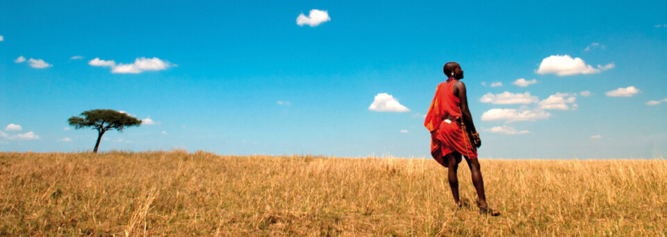 Landschaft mit Masai