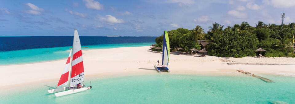 Strand des Reethi Beach Resort im Baa Atoll