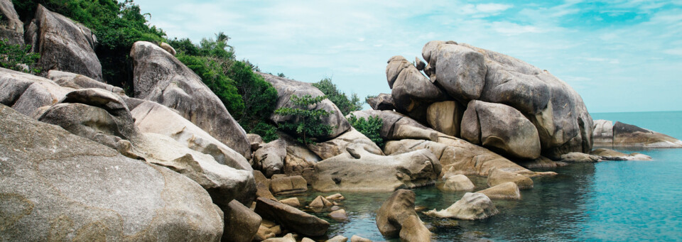 Küste auf Koh Samui