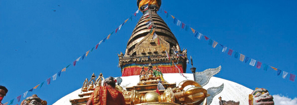 Swayambhunath Tempel Komplex Kathmandu, Nepal