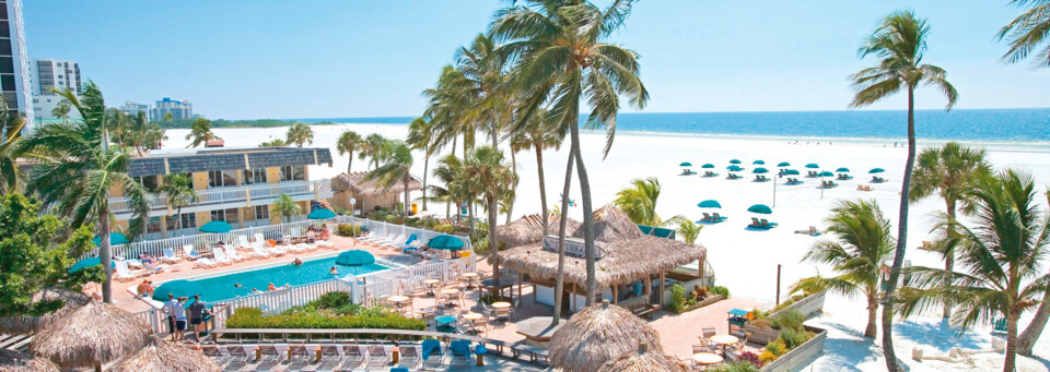 Areal Outrigger Beach Resort Fort Myers Beach