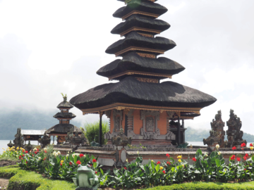 Tempelanlage Beratan Lake auf Bali
