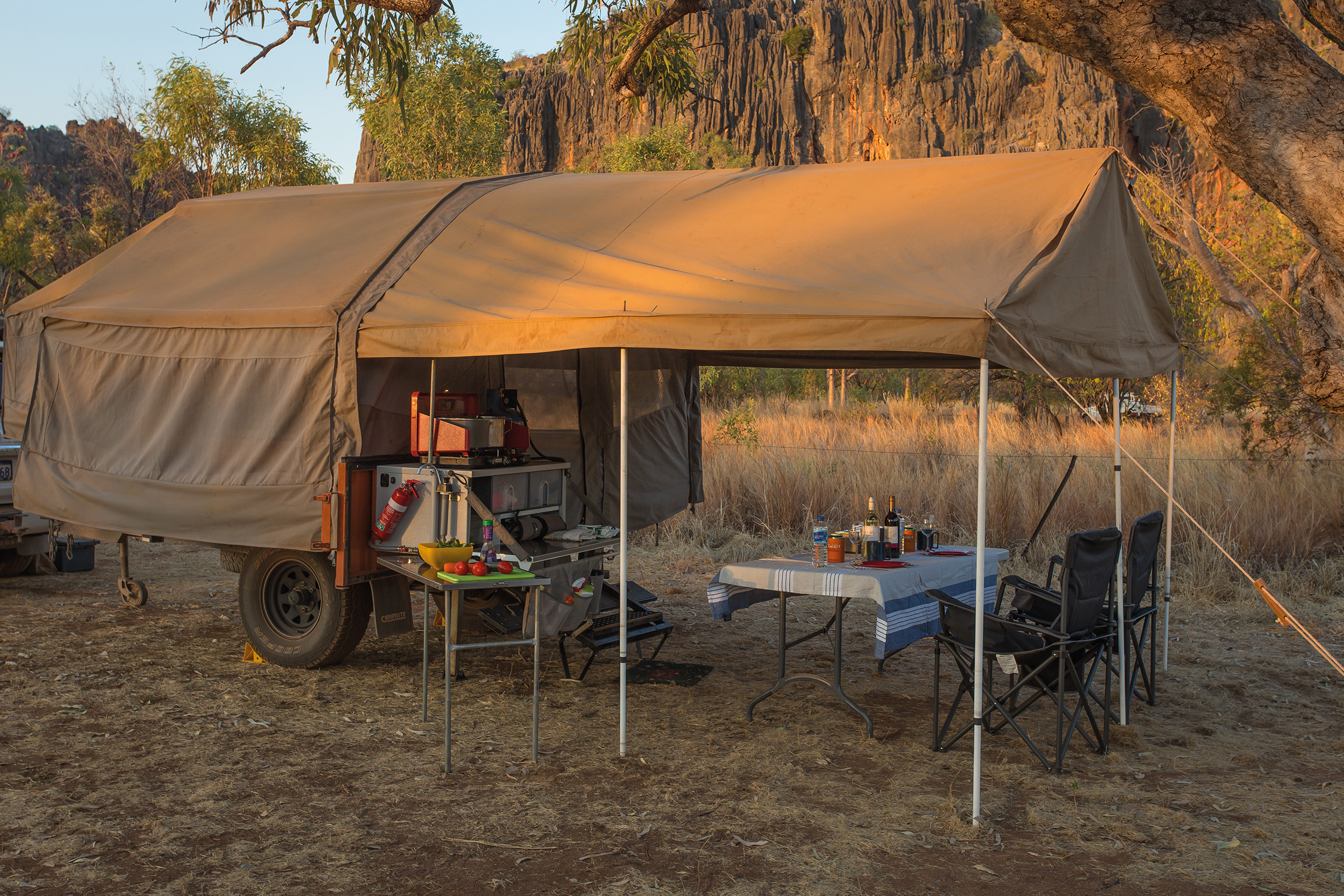 Crikey Camper Anhänger Außenansicht