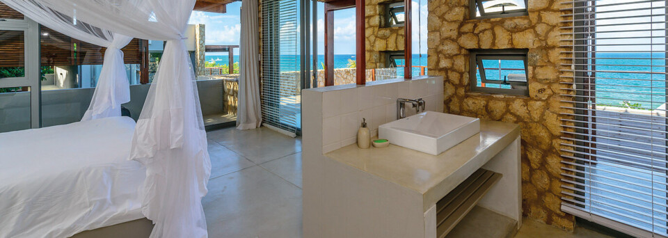 Beispiel Sea View-Zimmer im Bahia Mar Boutique Hotel Vilanculos