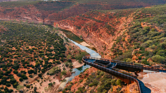 Kalbarri Skywalk in Westaustralien