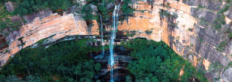 Blue Mountains Wasserfall, New South Wales, Australien