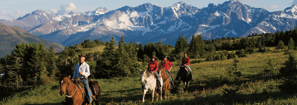 Reitausflug in British Columbia