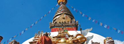 Halbtagestour - Kathmandu mit Swayambhunath