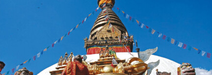 Halbtagestour - Kathmandu mit Swayambhunath