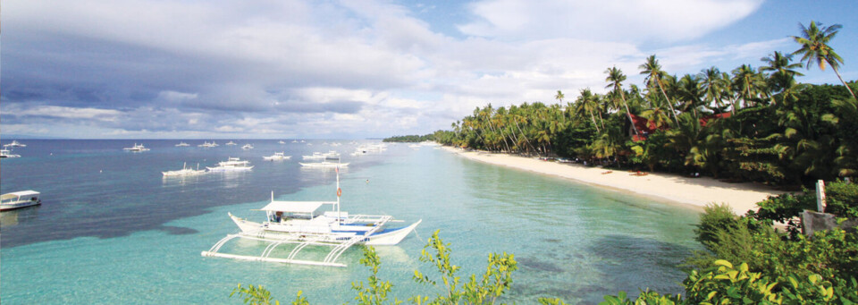 Strand des Amorita Resort auf Panglao Island, Bohol