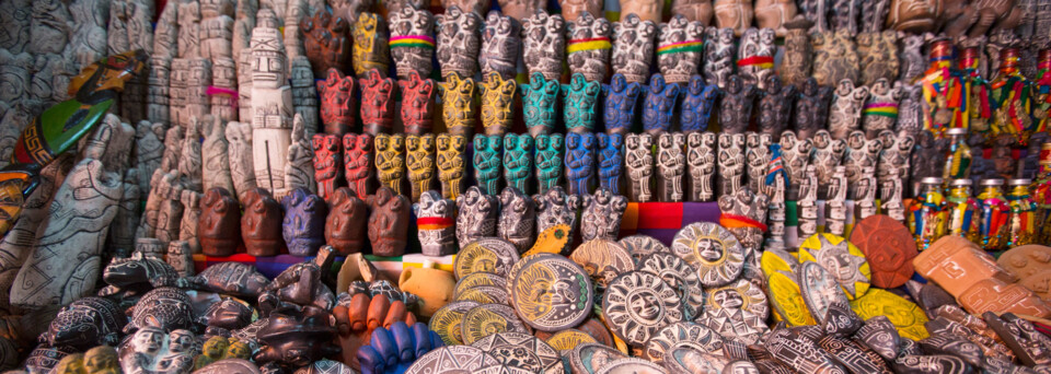 Ornamente Souvenirshop La Paz Bolivien