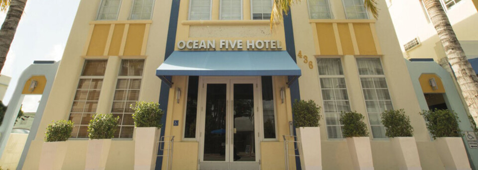 Außenansicht Ocean Five Hotel Miami South Beach