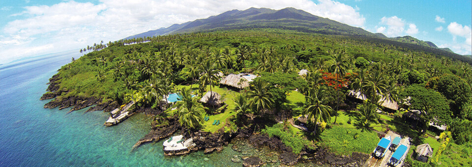 Außenansicht des Paradise Taveuni