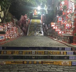 Treppen von Lapa in Rio de Janeiro