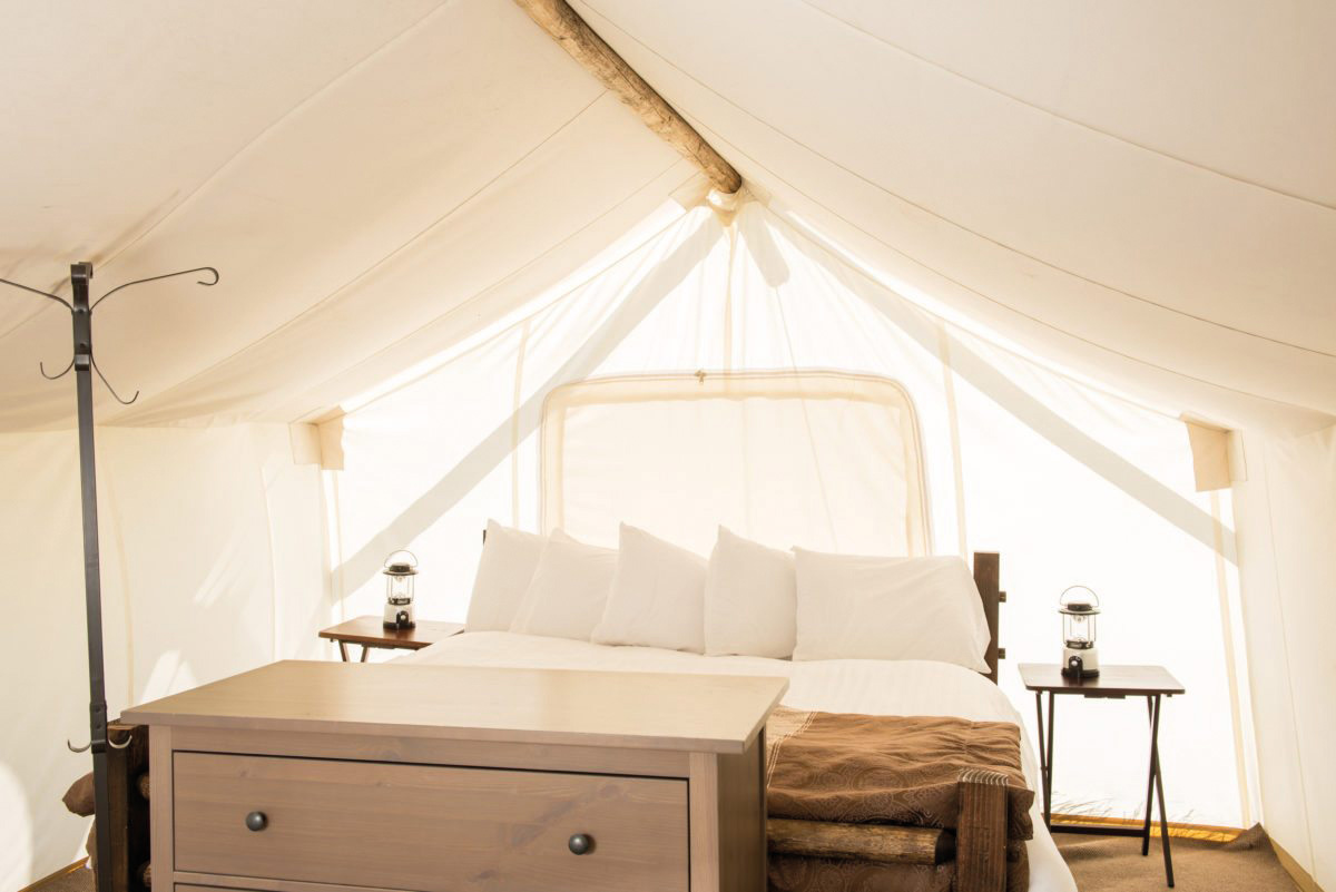 Safari Zelt des Yellowstone Under Canvas©