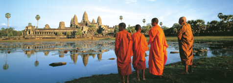 Mönche Angkor Wat