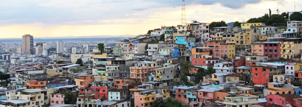 bunte Häuser in Guayaquil 