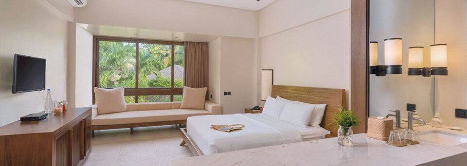 Deluxe-Zimmerbeispiel des Amorita Resort auf Panglao Island, Bohol