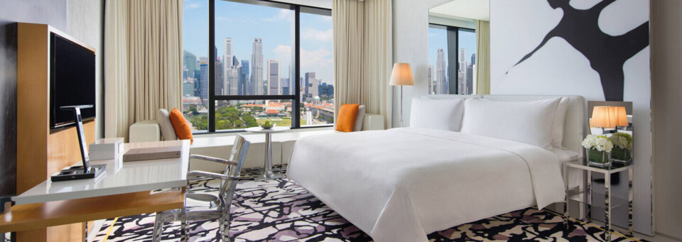 Premier Zimmerbeispiel des JW Marriott Hotel Singapore South Beach