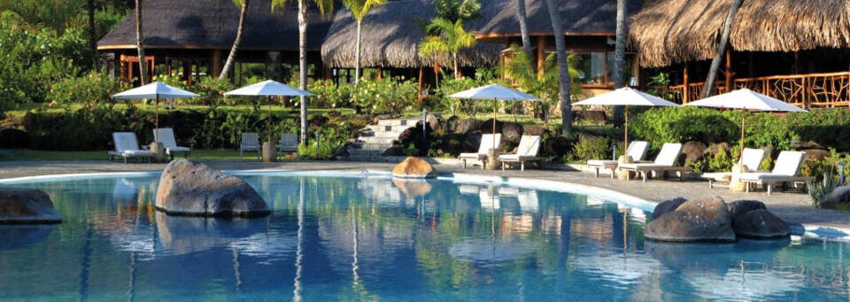 Pool des Hilton Moorea Lagoon Resort & Spa