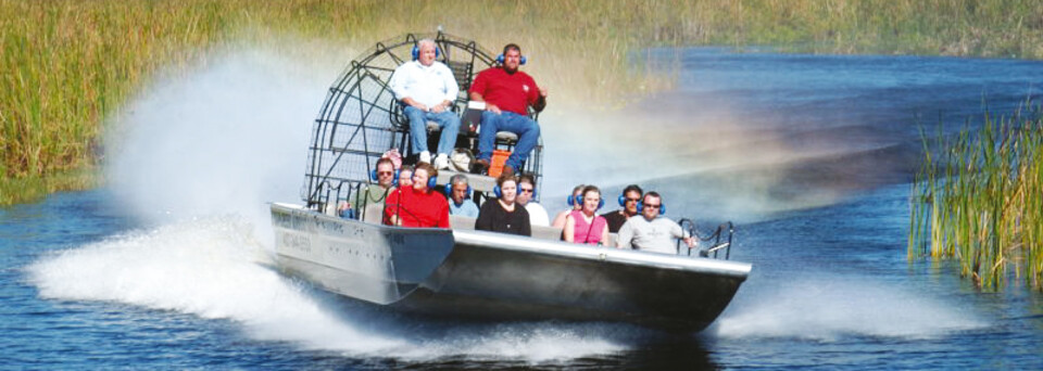 Fahrt mit dem Airboat über die Everglades