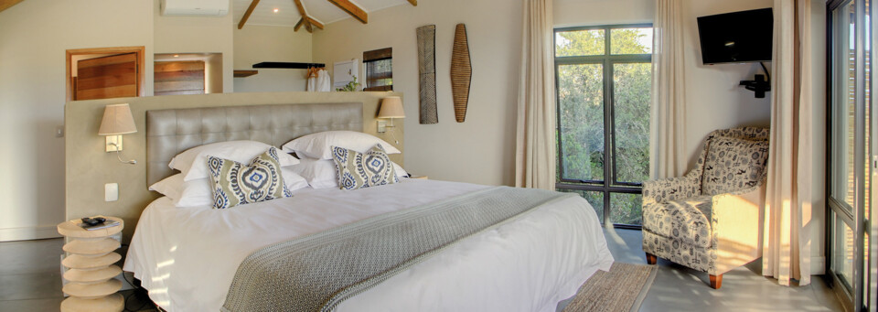 Zimmerbeispiel der Garden Route Game Lodge