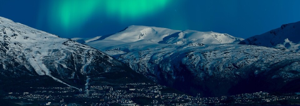 Aurora über Narvik