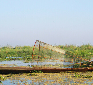 Inle See - Ein-Bein-Ruderer Inle See - Ein-Bein-Ruderer