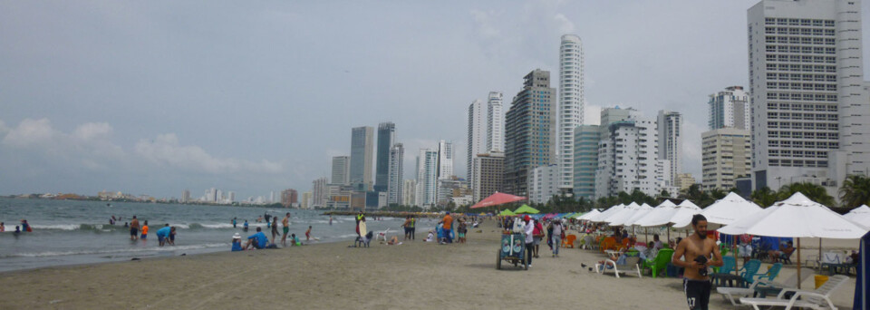 Cartagena Strand in Kolumbien