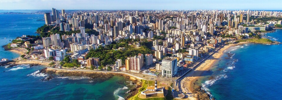 Salvador de Bahia Drohnenbild