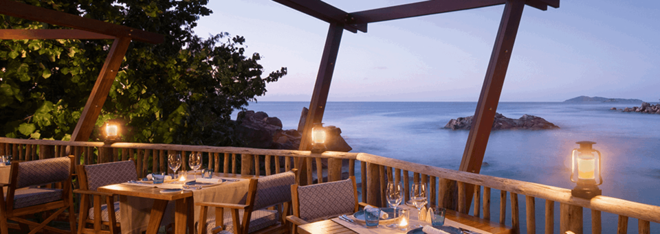 Restaurant des Constance Lémuria Seychelles