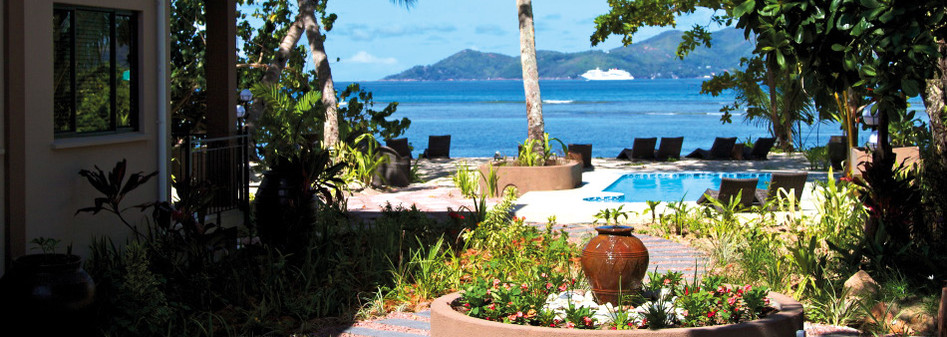 Außenanlage - Le Repaire Boutique Hotel Anse La Reunion