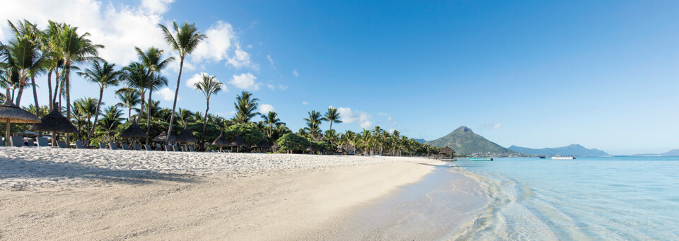 Strand des La Pirogue am Strand von Flic en Flac