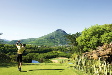 Golfplatz auf Mauritius