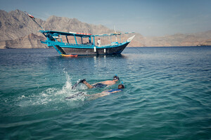Schnorchler in Musandam