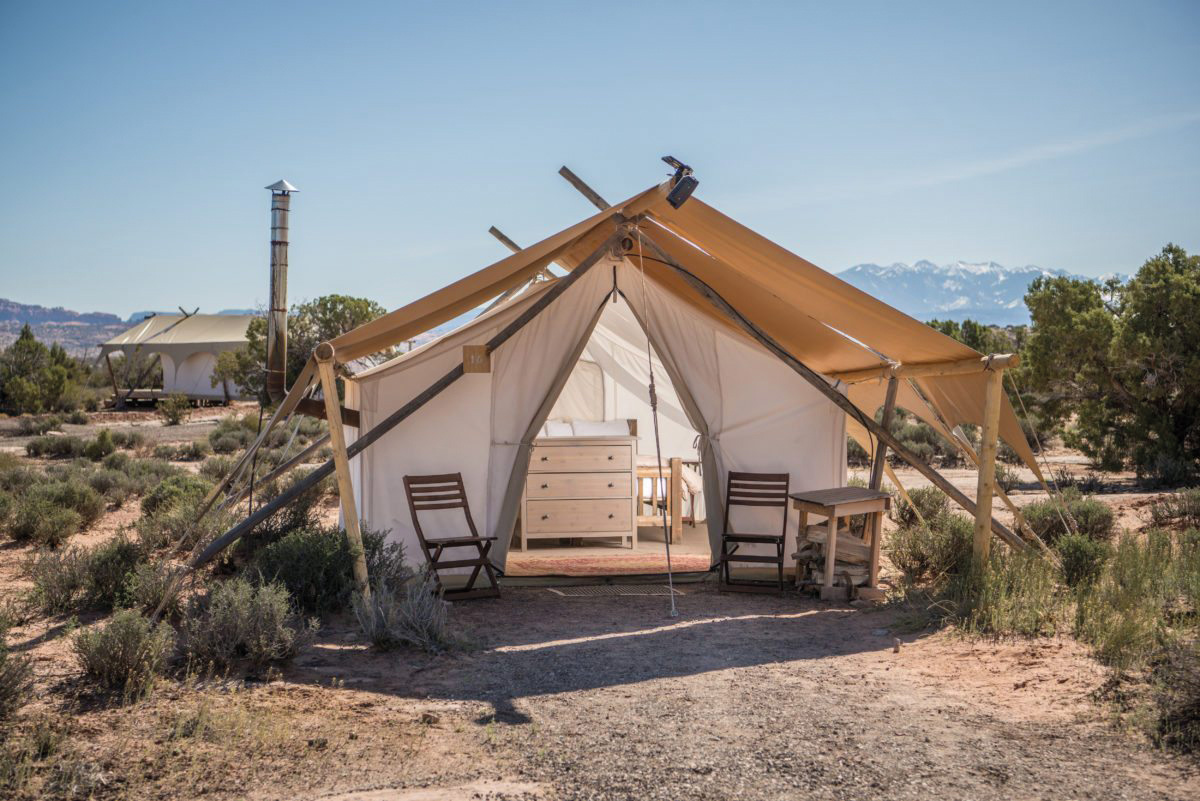 Safari Zelt des Moab Under Canvas©