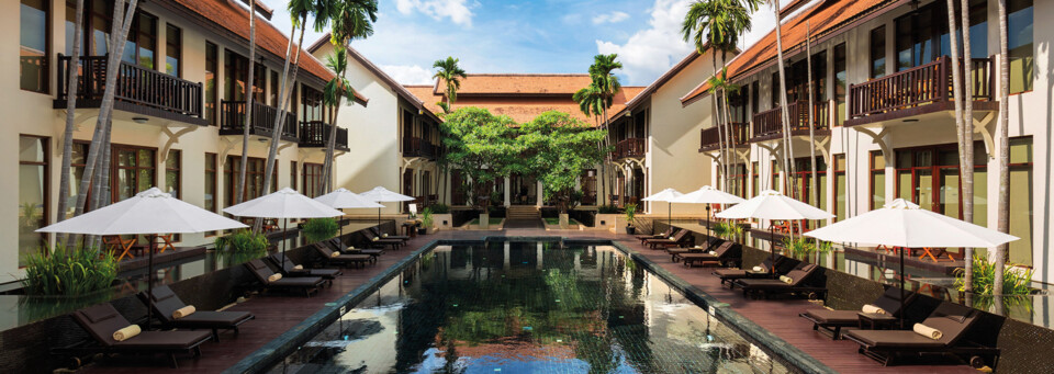 Pool des Anantara Angkor Resort & Spa in Siem Reap