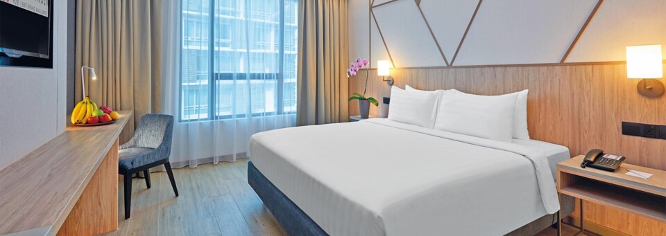 Deluxe-Zimmerbeispiel des Swiss-Garden Hotel Bukit Bintang