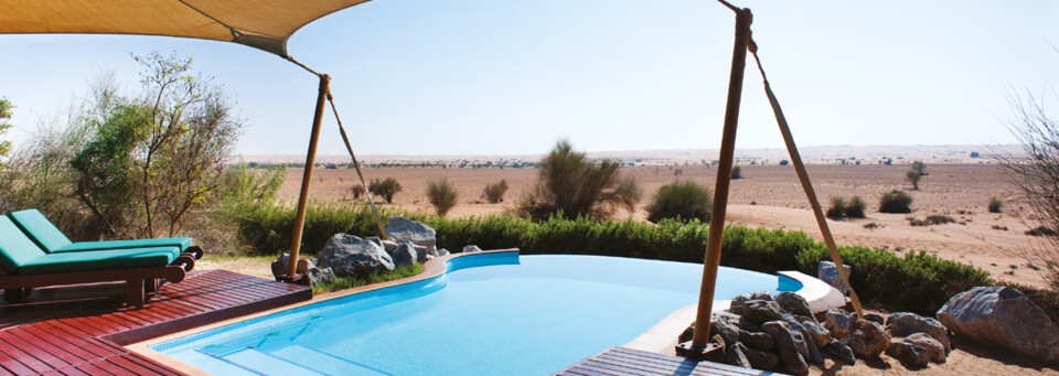 Beispiel Beduinen-Suite des Al Maha, A Luxury Collection Desert Resort & Spa Dubai Wüste