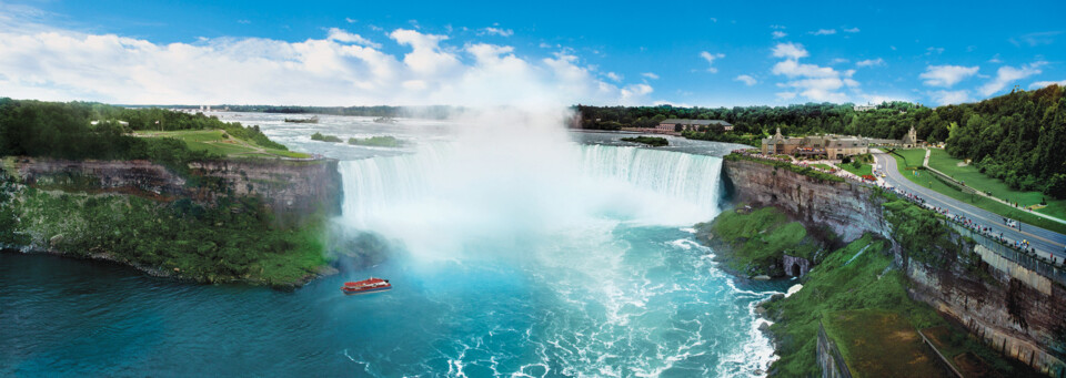Panoramablick auf die Niagarafälle