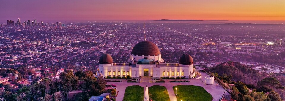 Griffith Observatory - Aussicht auf Los Angeles